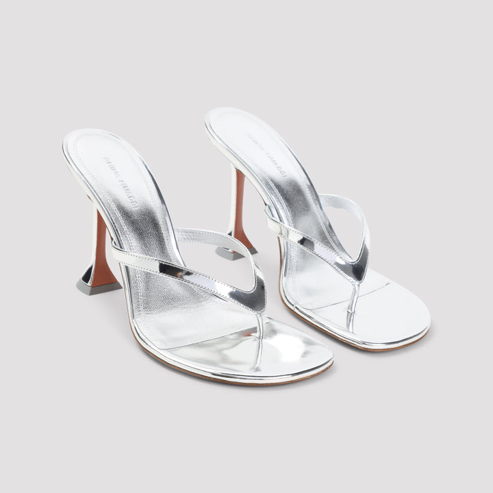 Amina Muaddi Sandali - Metallic | c7c2f2302fa4dd82e02e5a2e3a1ff483aca06768