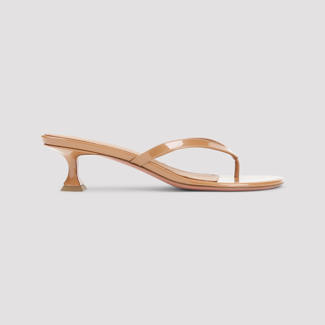 Amina Muaddi Sandali - Bianco | bf5a7785fb49366b843422950219b0e8c4f832b5