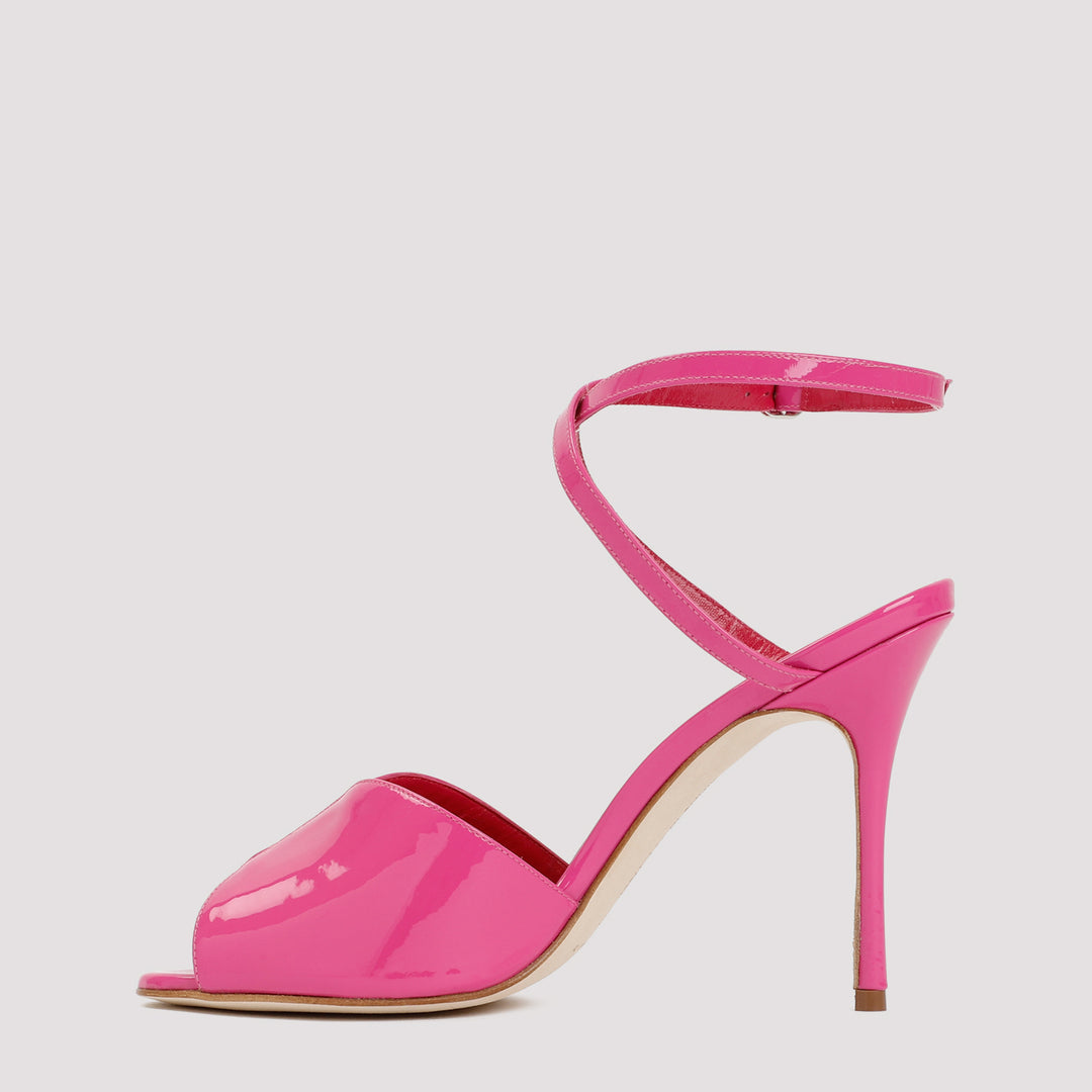 Manolo Blahnik Sandali - Pink & Purple | 9661879c1b14dfc35d08a0ef2b0d76823d4f75da