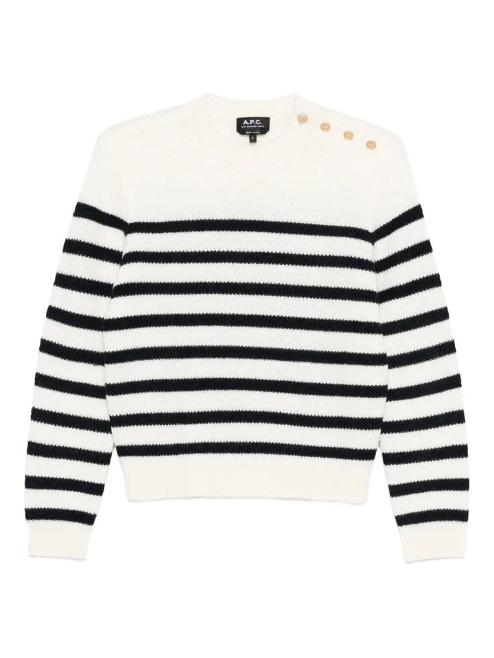 A.P.C. Pullover - Bianco | 8d9900604ef806ef7933b3b543f5b00666f602f4