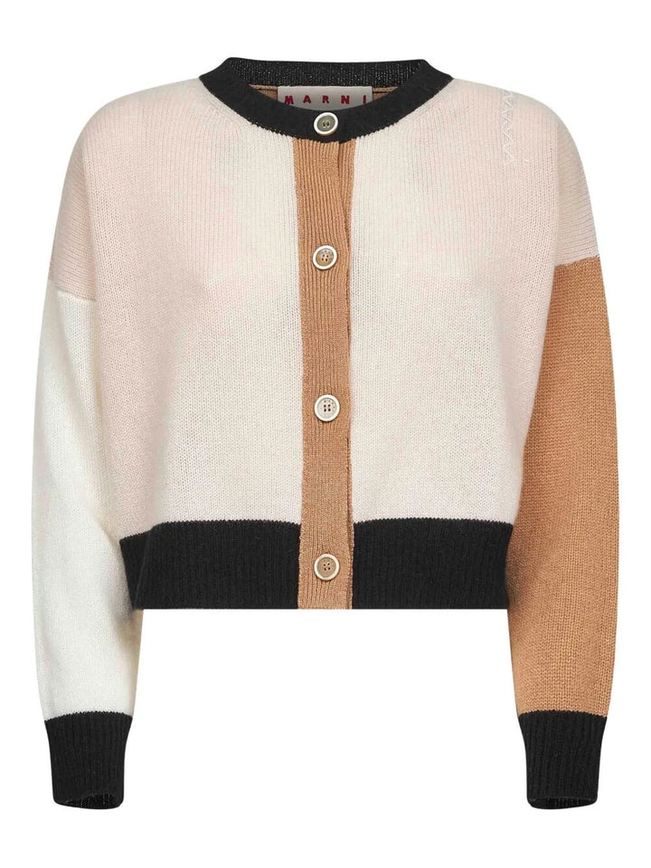 Marni Cardigan - Nude & Neutrals | 5e83ee3d29ab79bf3df663065371d5251b8b6d5f