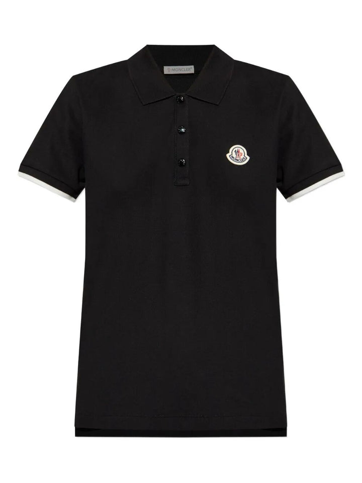 Moncler Polo - Nero | ce7425ead567a8dedb81e1fdba51eb0b104310a3