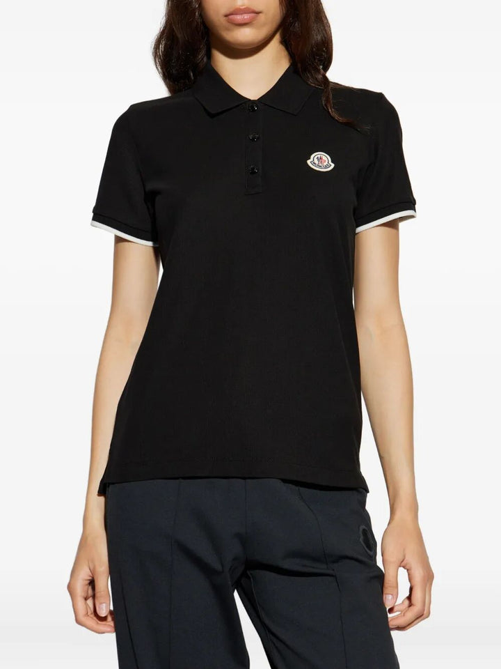 Moncler Polo - Nero | 7dbcbbcb4d611d3ee482cc4eba1cf6238f59e8f5