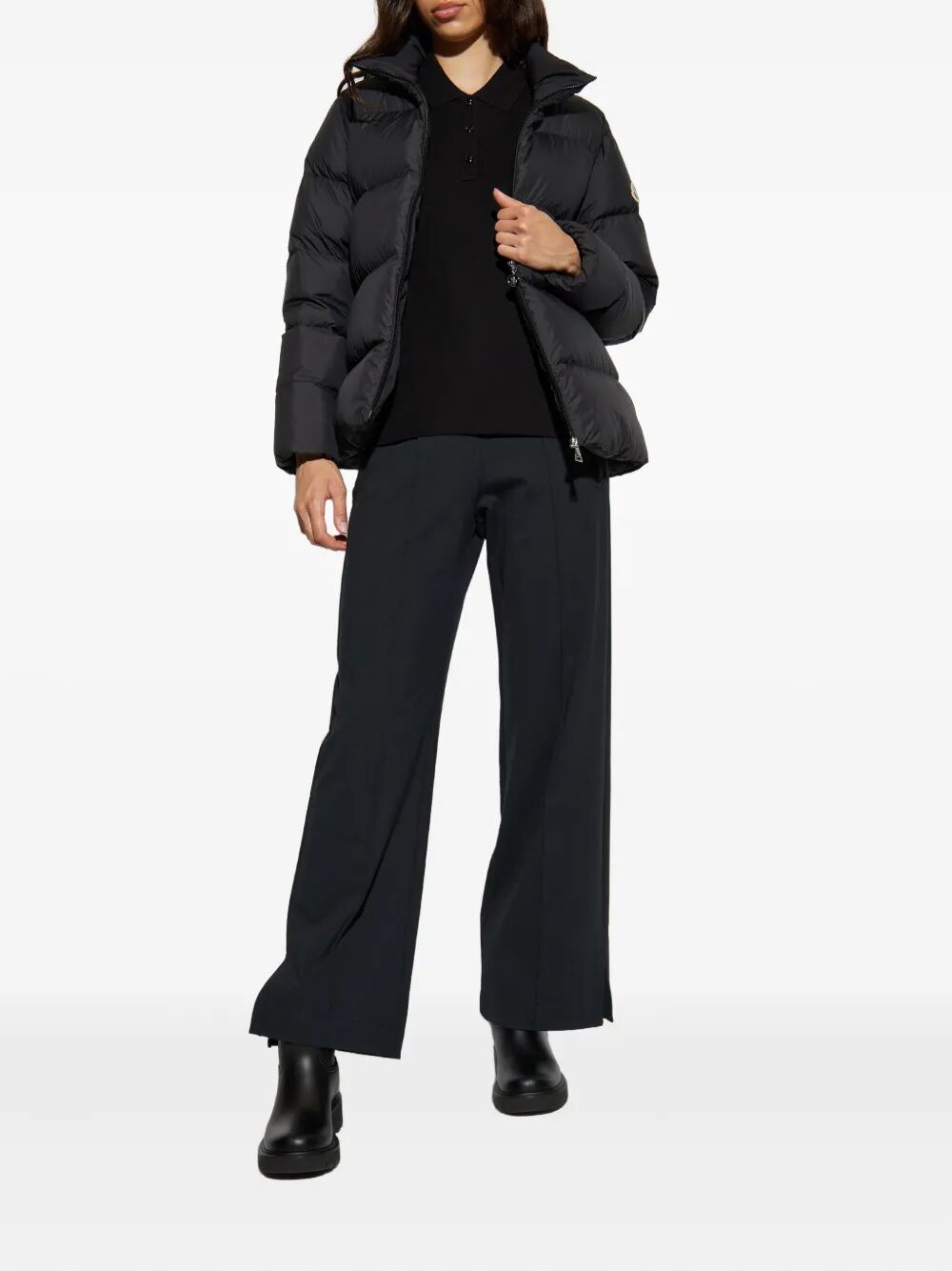 Moncler Polo - Nero | ff2c97841297386c3113ca7017f35065f84c99e6