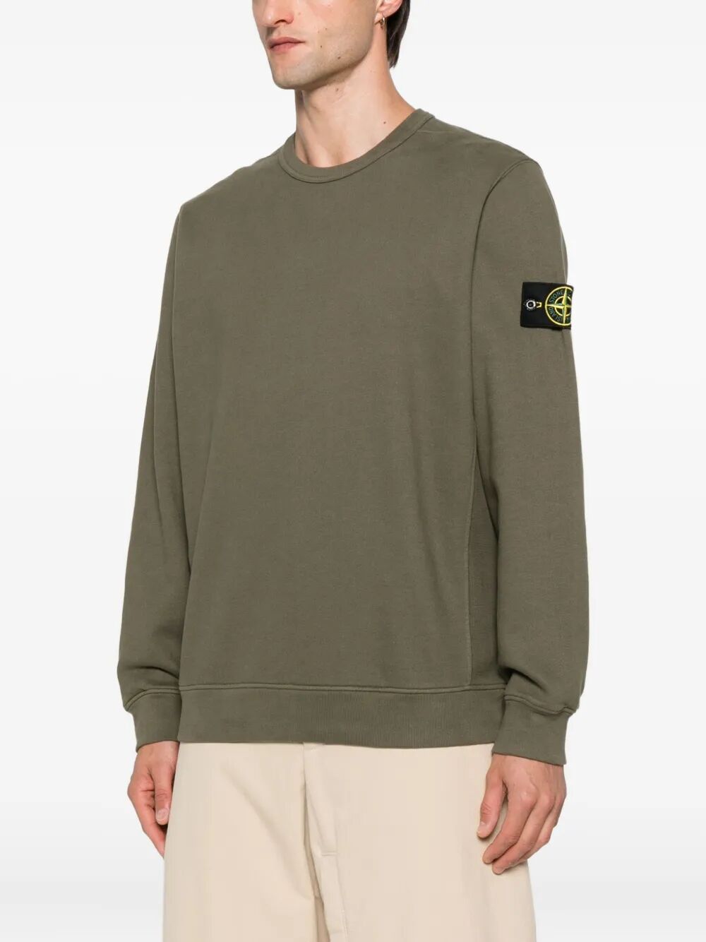 Stone Island Round neck - Verde | 596da549326193c693fff19e8e855f6a695d2858