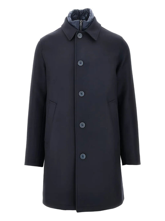 Cappotto Monopetto Con Imbottitura