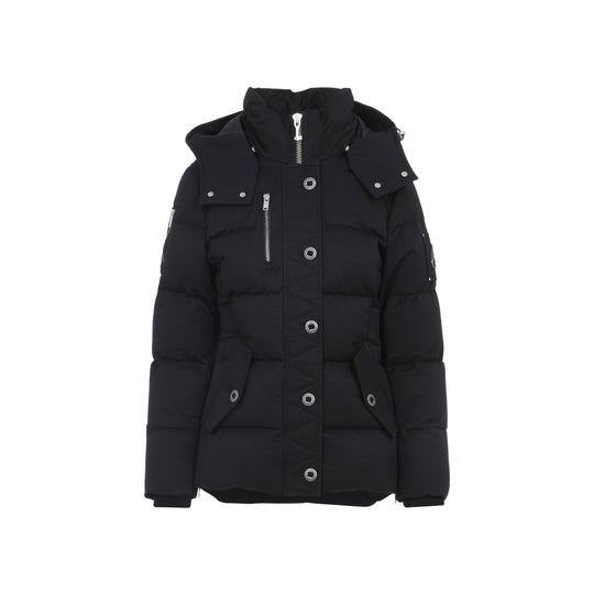 Black Cotton 3q Lds Jacket
