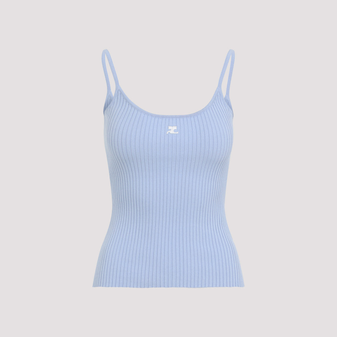 Courreges Vests & tanks - Blu | 1d49d861d79c8743300675da13c3ffae69ea7019