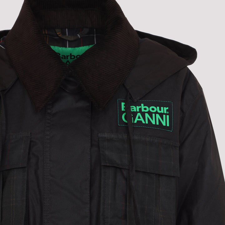 Barbour X Ganni Giacche - Marrone | 57442f821c69a0f5576b57b6335bdfa505437153