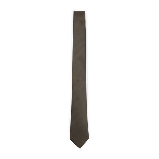 Brown Mulberry Silk Tie