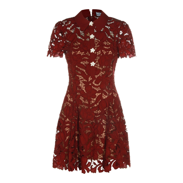 Self-Portrait Dresses - BURGUNDY | aeb780b5c8ca3fbd37d8367d2c6d720f2f02392d