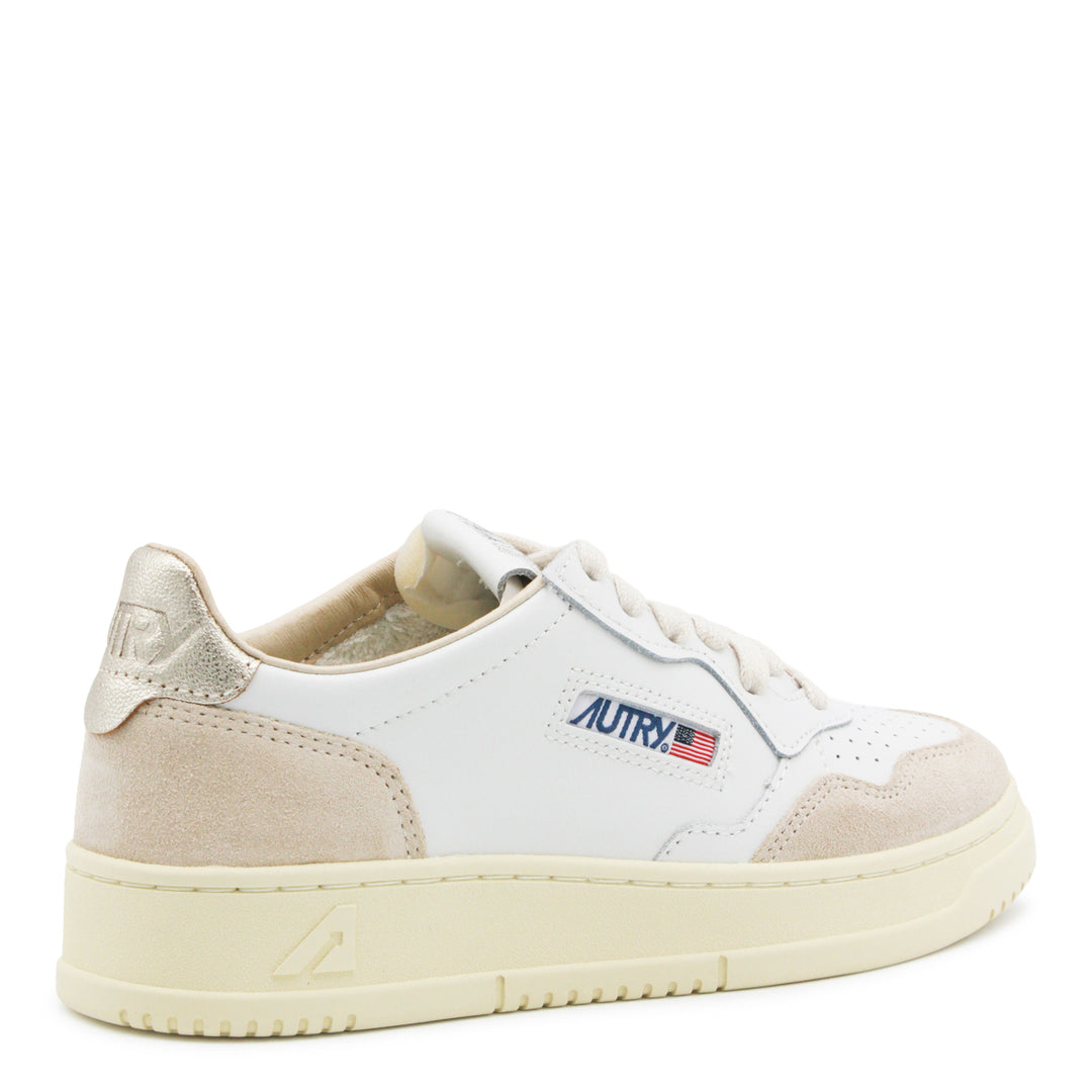 Autry Sneakers - LEAT/SUEDE WHITE/GOLD | 0ed4482c8d7376900bb8ff75b46df097cbbc243b