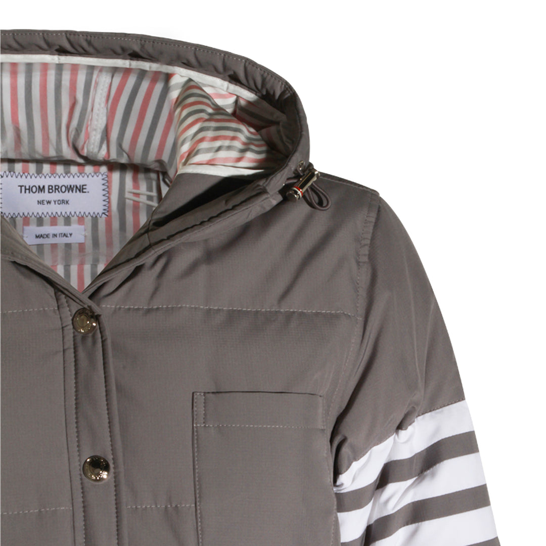 Thom Browne Coats - MED GREY | 5dde387080db639dc6ac3d656e322d49f8071426