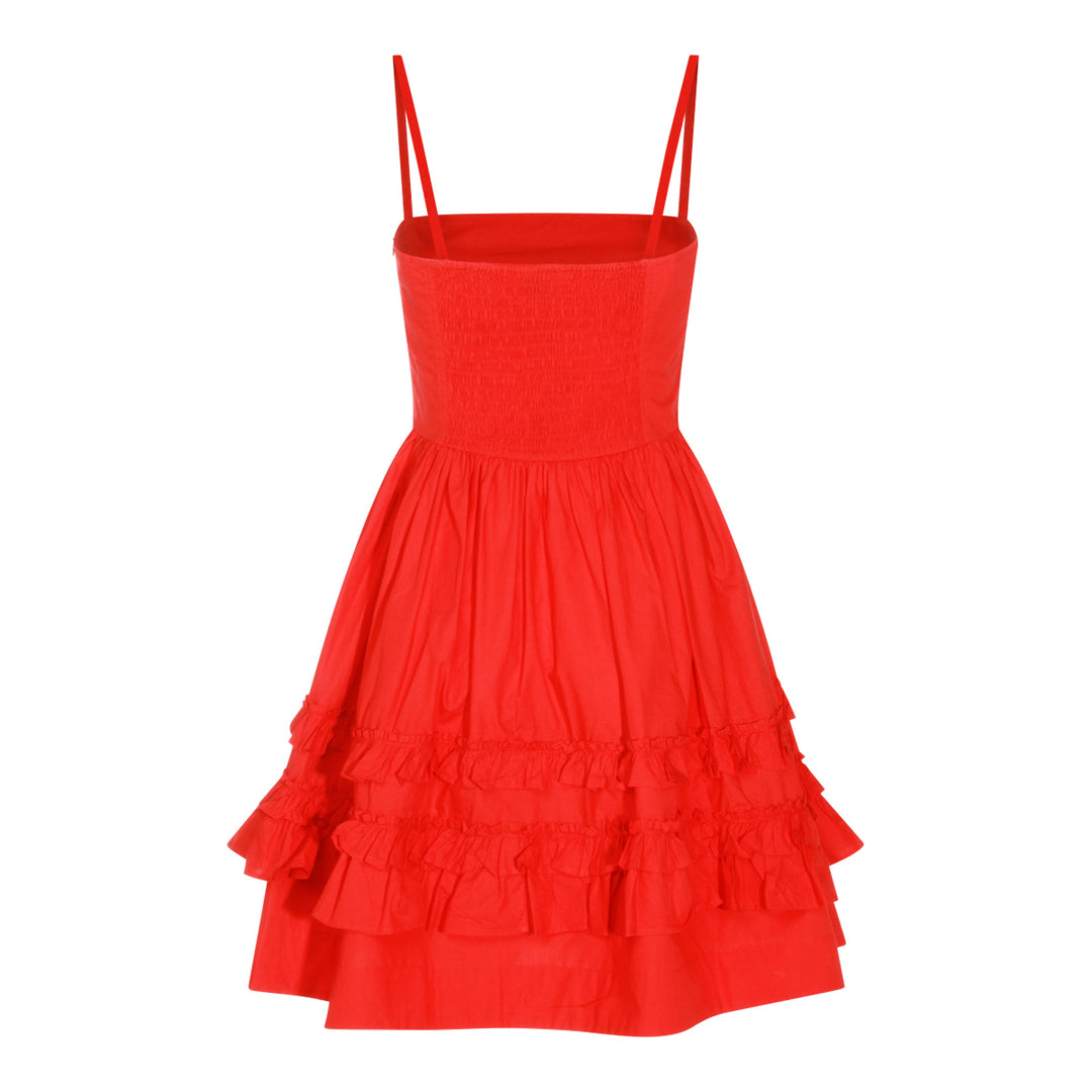 Ganni Dresses - RACING RED | 7007c07d3e7970fb6b097805f236930088646386