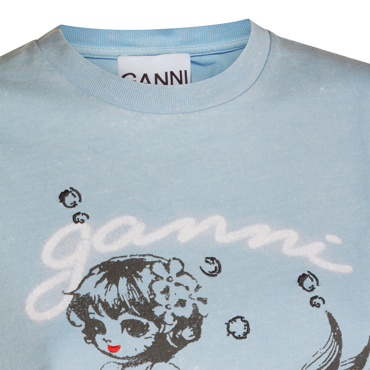 Ganni T-shirts and Polos - SOFT CHAMBRAY | b7370d02bb991650f870b4f4b9dce22713a50692