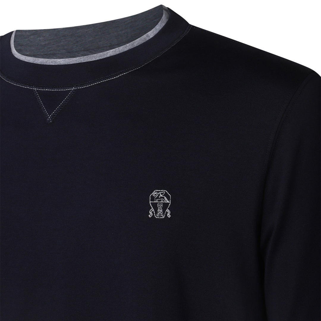 Brunello Cucinelli T-shirts and Polos - NAVY | e1863fbb455f0ec86a8dd190be8fc3c36f73ecc8