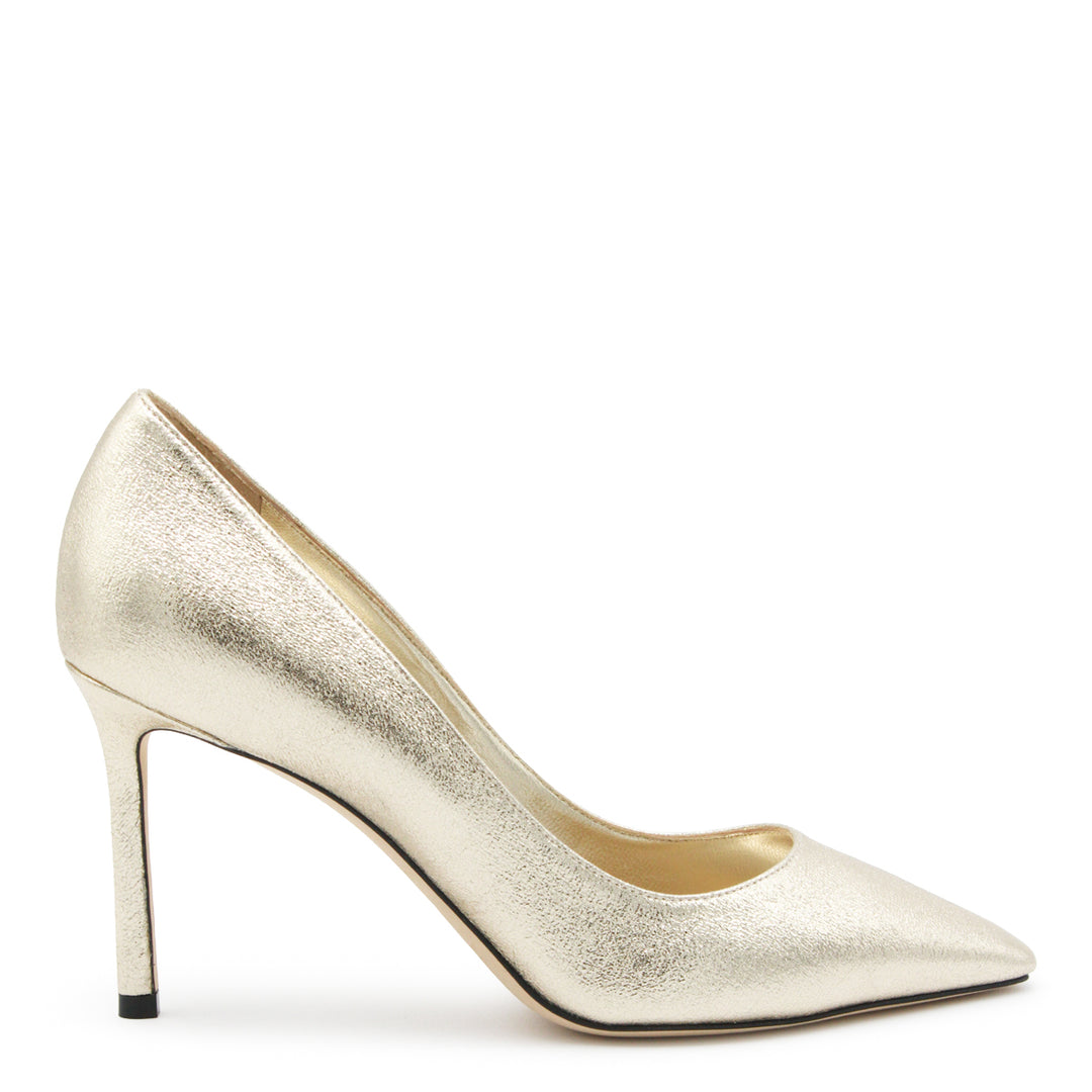 Jimmy Choo With Heel - PLATINUM | 52b31930df049f407d1ef11e76154656defe3136
