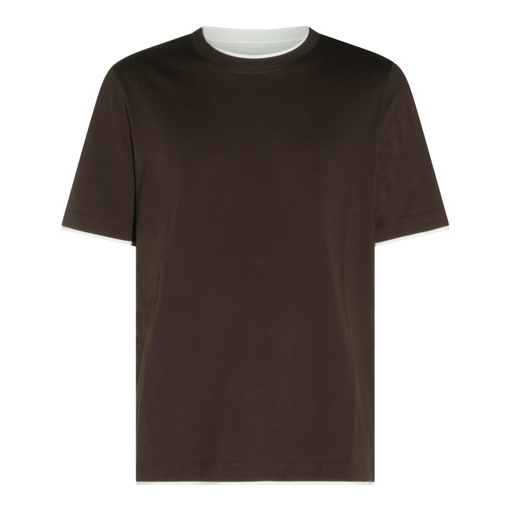 Brunello Cucinelli T-shirts and Polos - BROWN | 9c6df58f982d5147f103d1ebd96dc52ce7bd903a