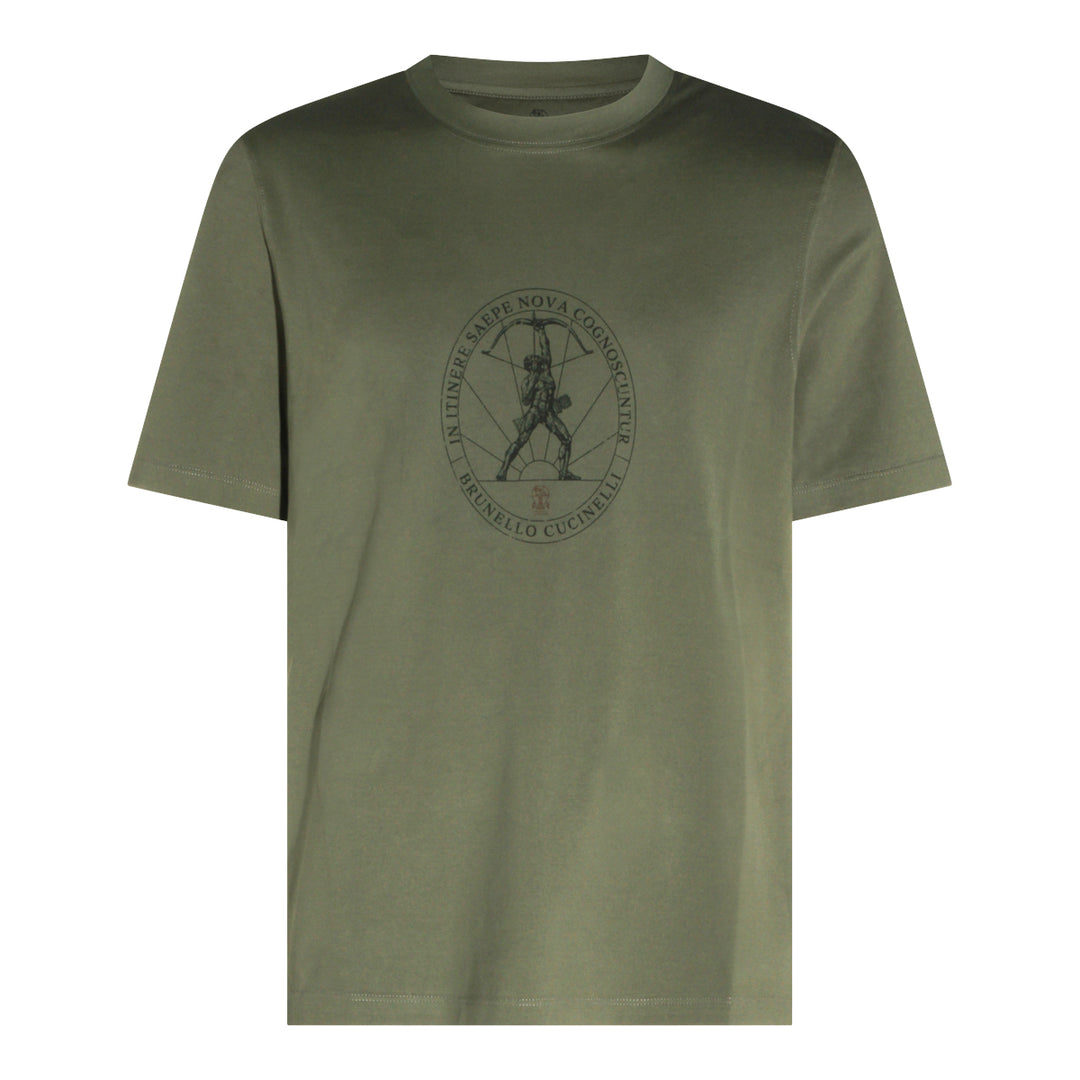 Brunello Cucinelli T-shirts and Polos - ARMY | 6192822ceb3aaf0497f5d08011566ef969a8e29e