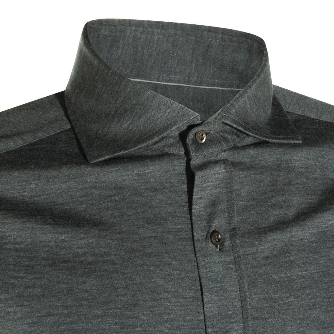 Brunello Cucinelli Shirts - DARK GREY | b5802b99202ee4e9b1b3a1b129cdcbf08f4ba963