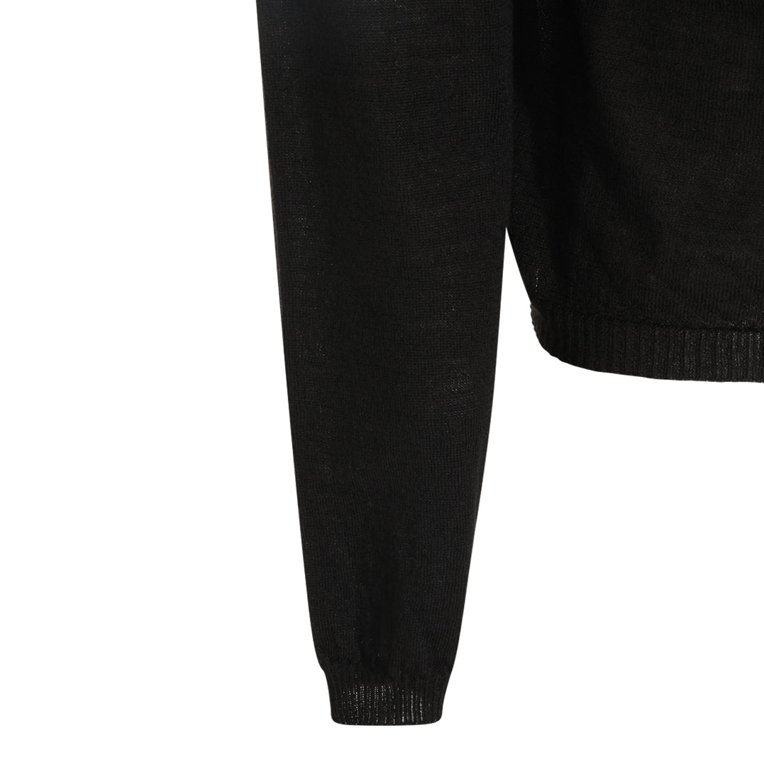 Rick Owens Sweaters - BLACK | d65825e6af4e7b5d94f9f23378d59eeabb38bf59