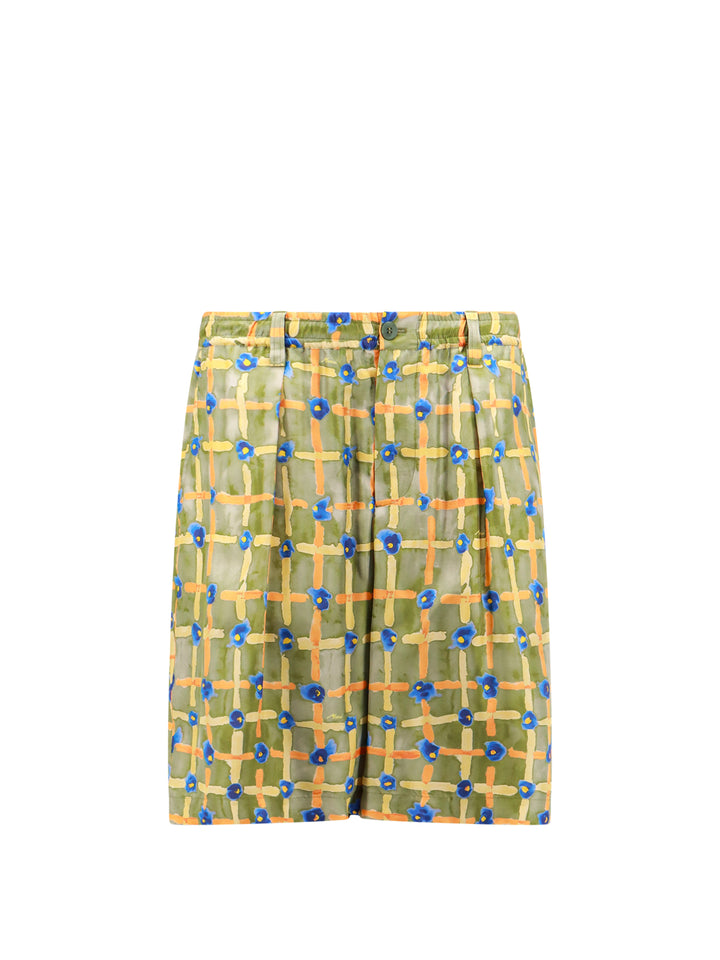 Marni Shorts - Blue and green | ab1a6684892f2e02bf072f06a541979cc9f4de98