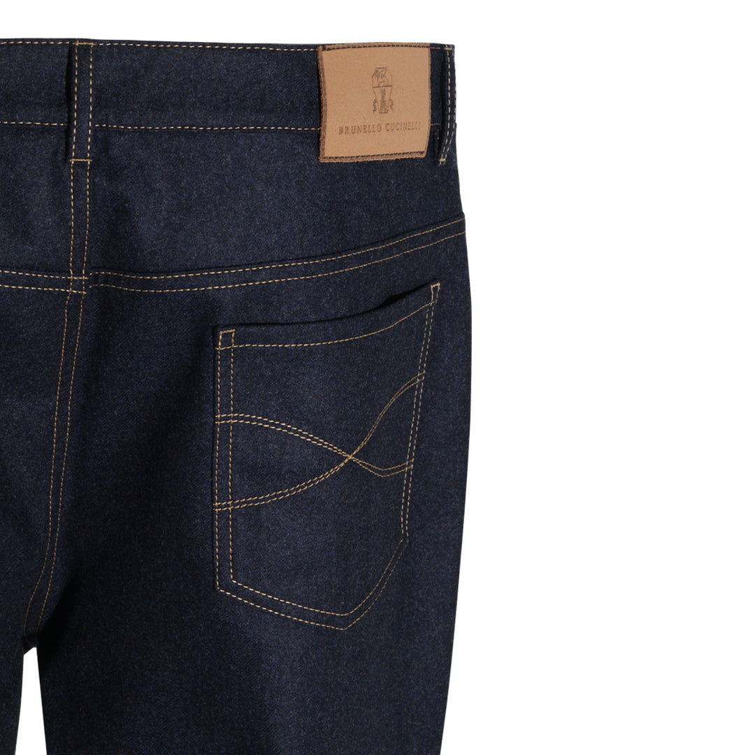 Brunello Cucinelli Trousers - NAVY | 65de0c4535c82e5d974c09242e1433aebcb57a4b