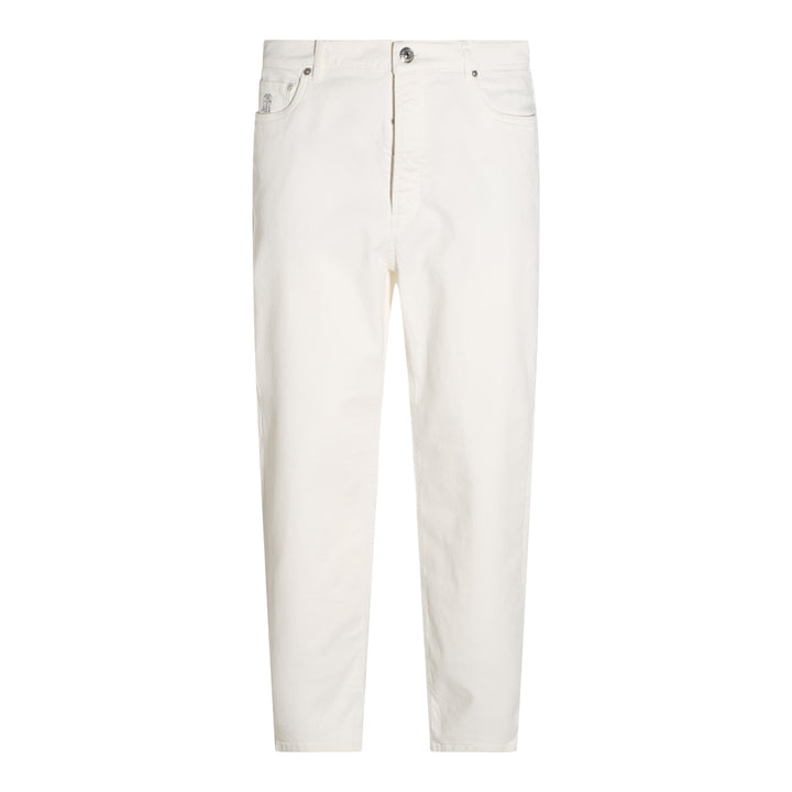 Brunello Cucinelli Jeans - WHITE | 90ed719b4a0263f24ce629cfa4ce9ec79d29764d