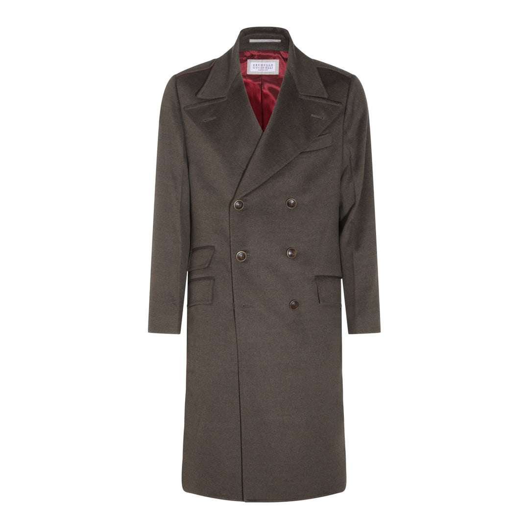 Brunello Cucinelli Coats - MUD | 54280fa909f3933d1eb22d5d363e1d39043892c6