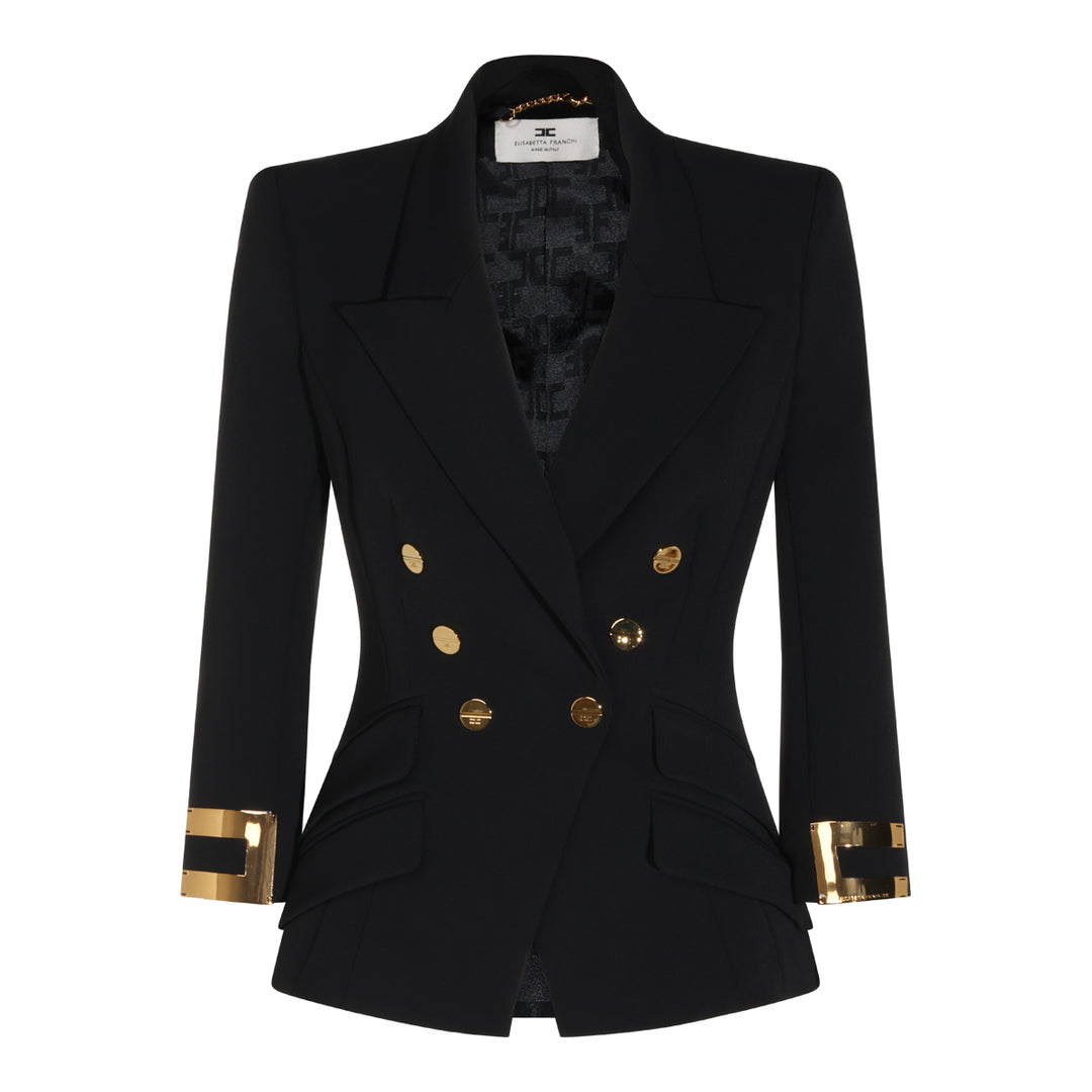 Elisabetta Franchi Jackets - NERO | ee76306637cf82fd3c7b7b92b55b75272d9c7431