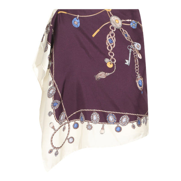 Skirts Burgundy/White/Gold
