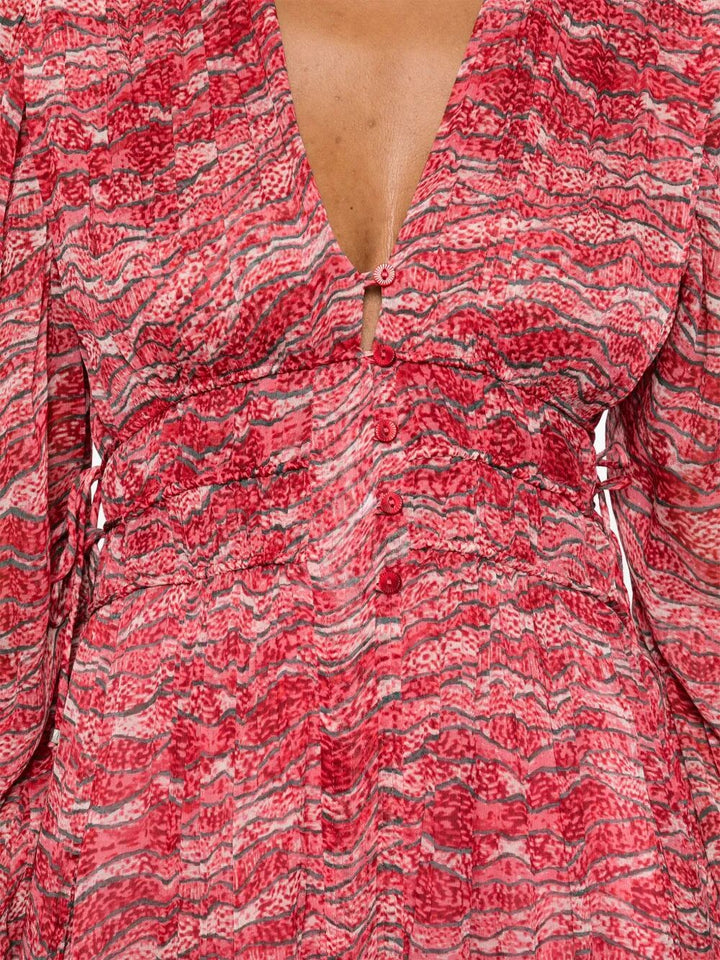 Marant ÉToile Long dresses - Rosso | aae6b1caaa6b809cb5ba4bc69c28e1214890a925