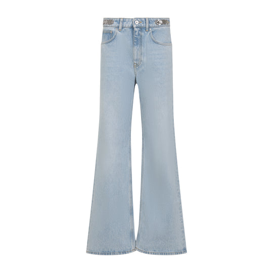 Light Blue Denim Cotton Jeans