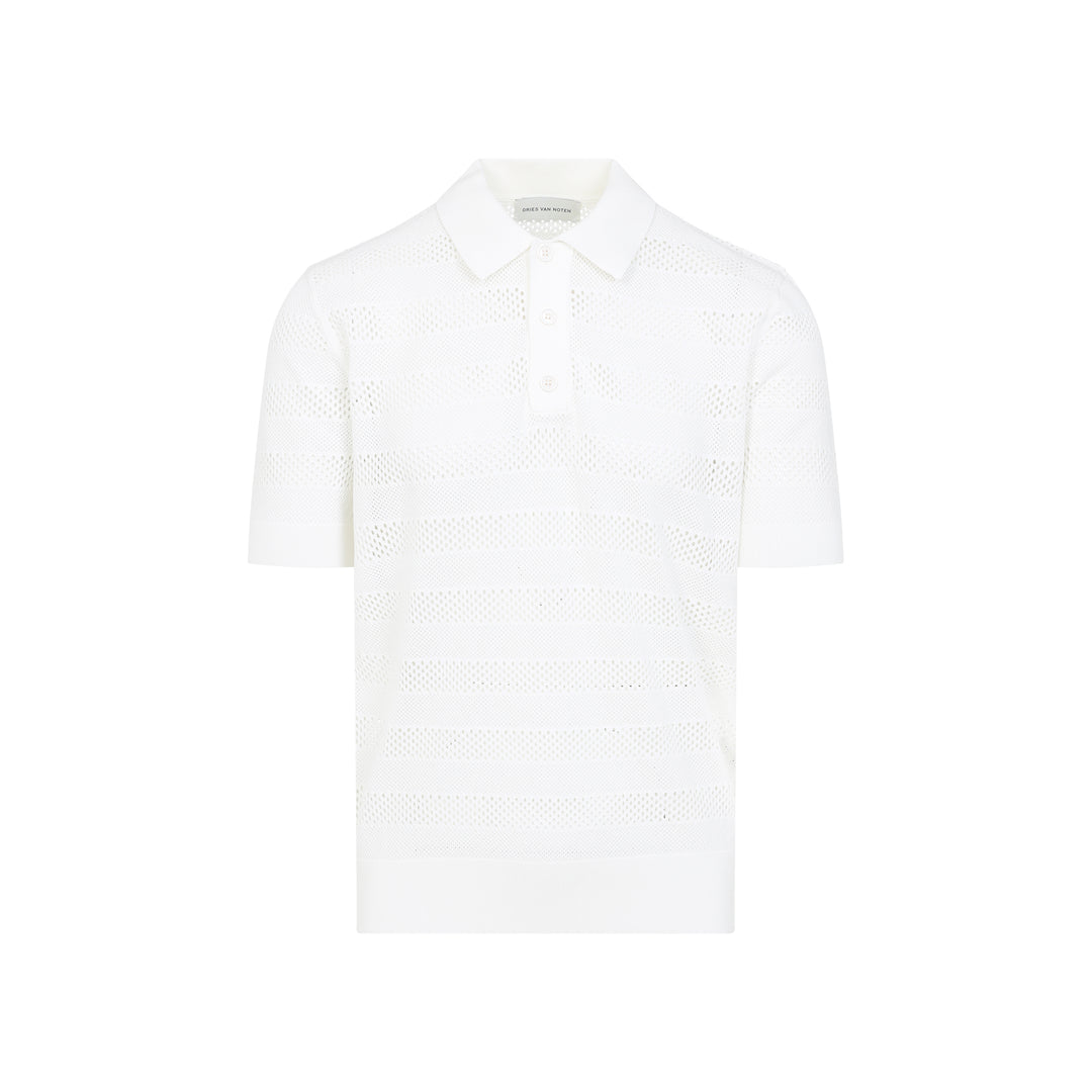 Dries Van Noten Polo - Bianco | cebc47703f403df06d7ed5313e6ca65fc4d9d0c9