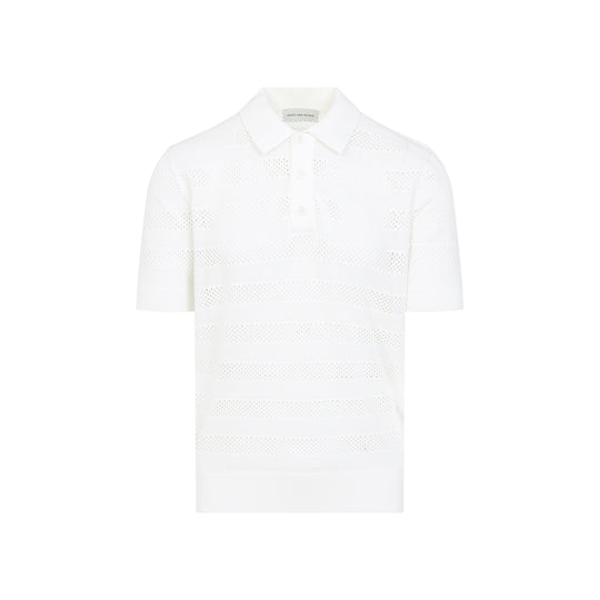 White Mercy Viscose Polo