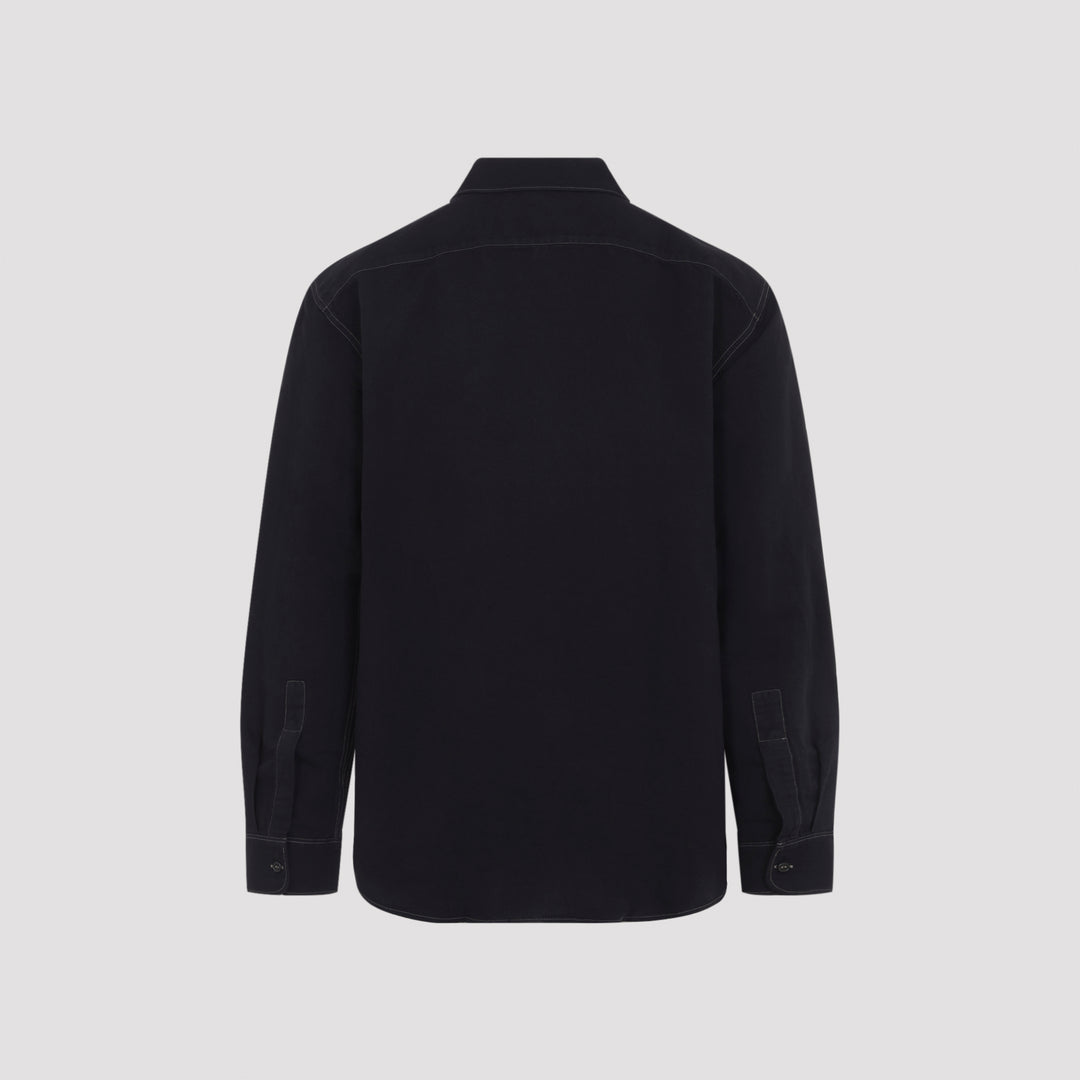 Studio Nicholson Shirts - Nero | f2b2f61e000111197e240b25434bd2e0ce898b50