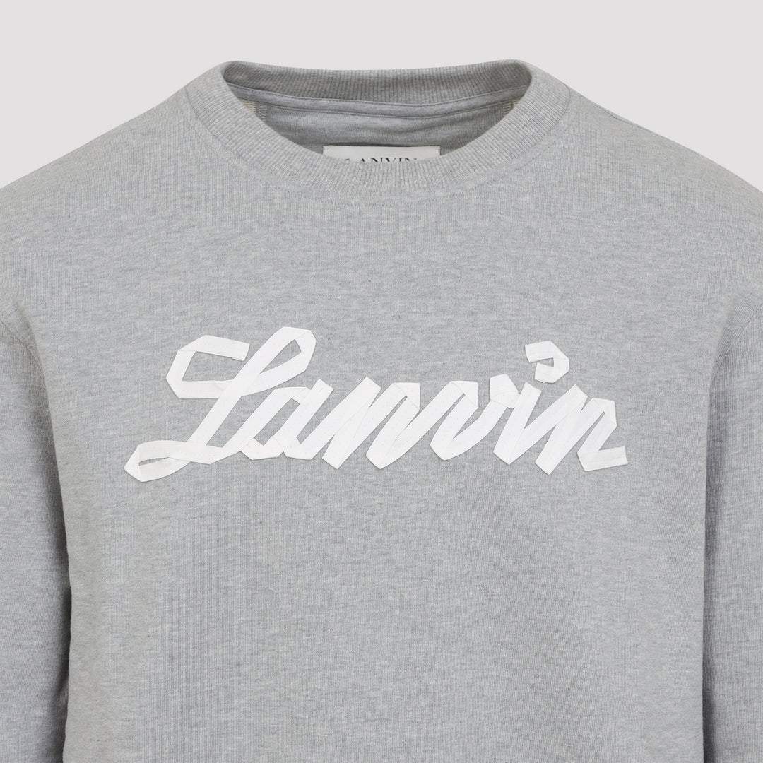 Lanvin Sweatshirts - Grey | 8adce8fbe5855aea73ab3451f5d95364cdf03688