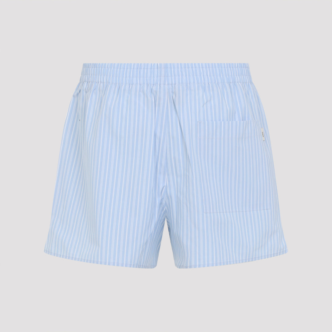 Ami Paris Shorts - Blu | 431488deea5c2f0394851e2beb9f3624e39a02f0