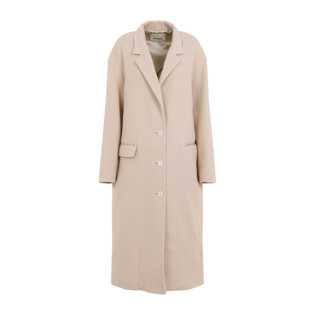 Isabel Marant Double breasted & peacoat - Nude & Neutrals | e800195a1a33975eec916abe68818faaed3dcbd1