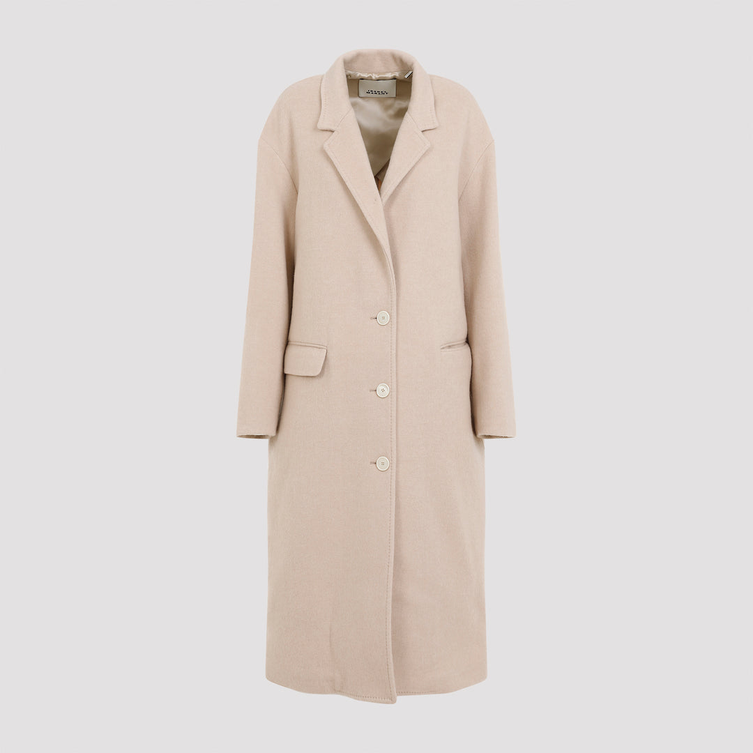 Isabel Marant Double breasted & peacoat - Nude & Neutrals | e49104844e363485d3fcb470218c5e77895964ec