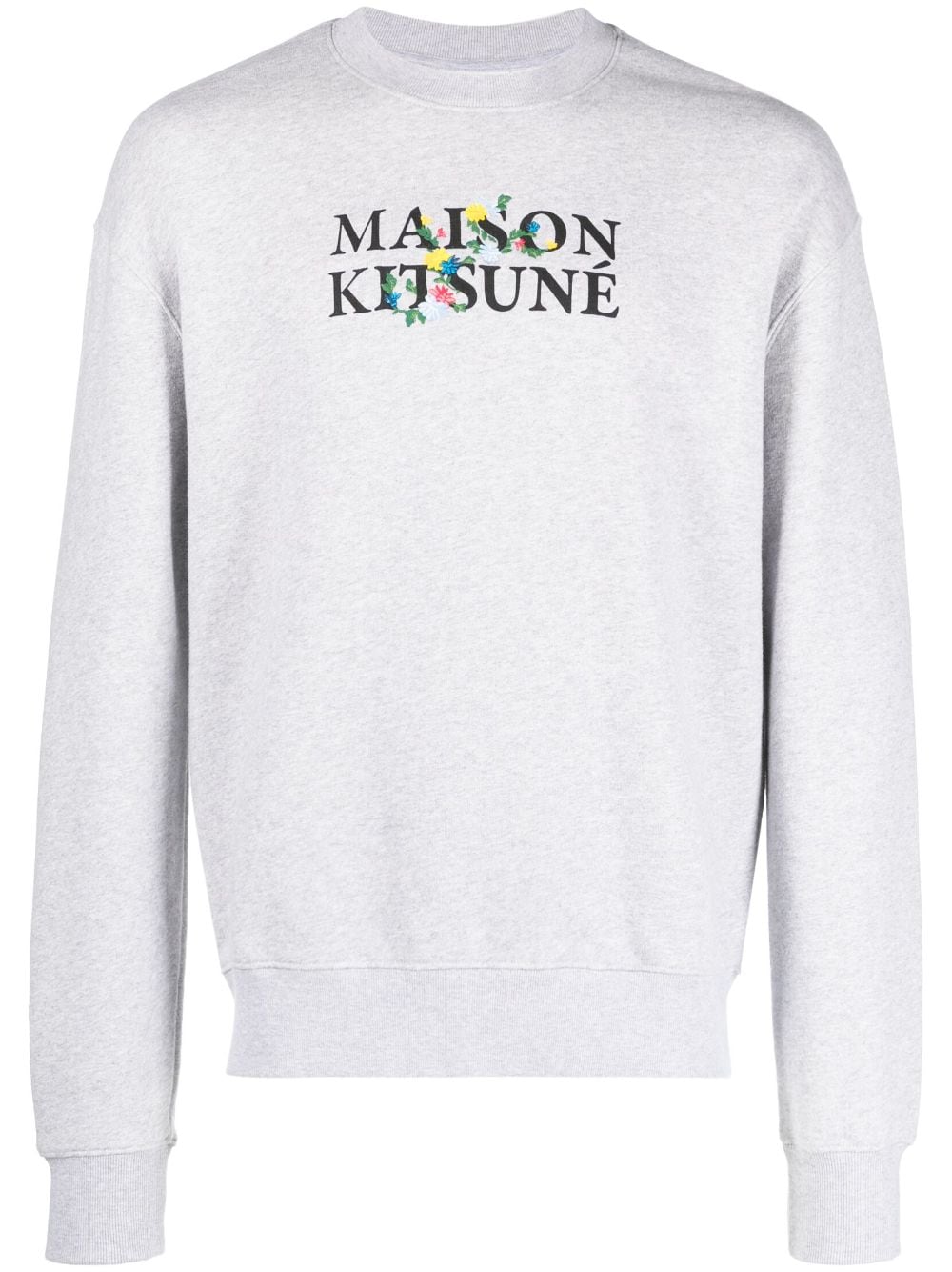 Maison KitsunÉ Round neck - Grey | 74d21dc7cfe1b80114ec408391912ddafc16bee8