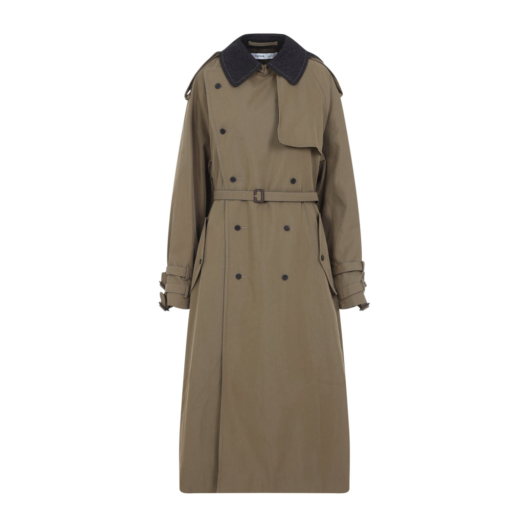 Carven Trench & raincoat - Marrone | 253fd3362a68e4392736f531fcd980896a5b6fed