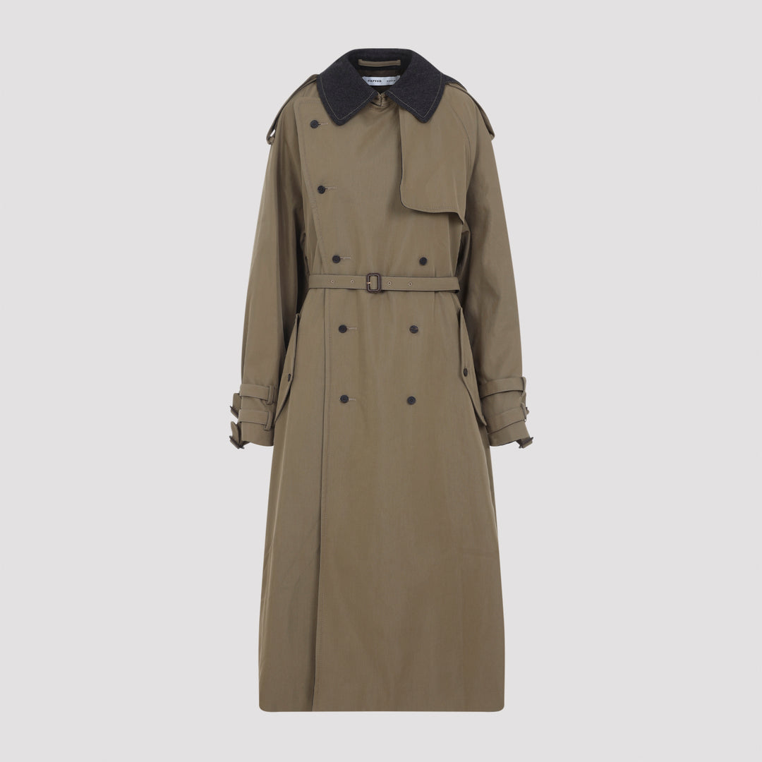 Carven Trench & raincoat - Marrone | e6192ae69b712a60d93c888176b0e9a5705af148