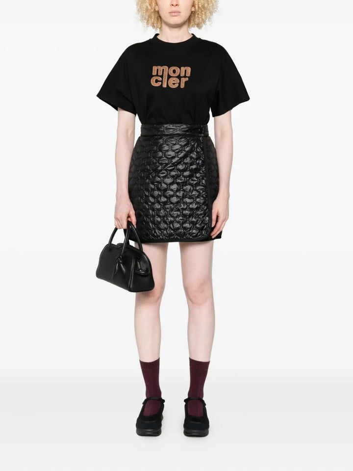Moncler Mini skirts - Nero | 1474c04203a04fe91a908d7201acd541ebac9386
