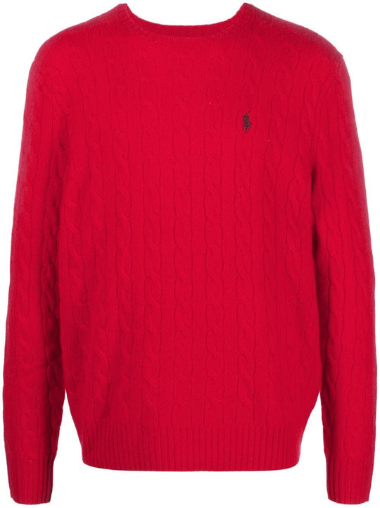 Pullover In Lana E Cashmere A Trecce