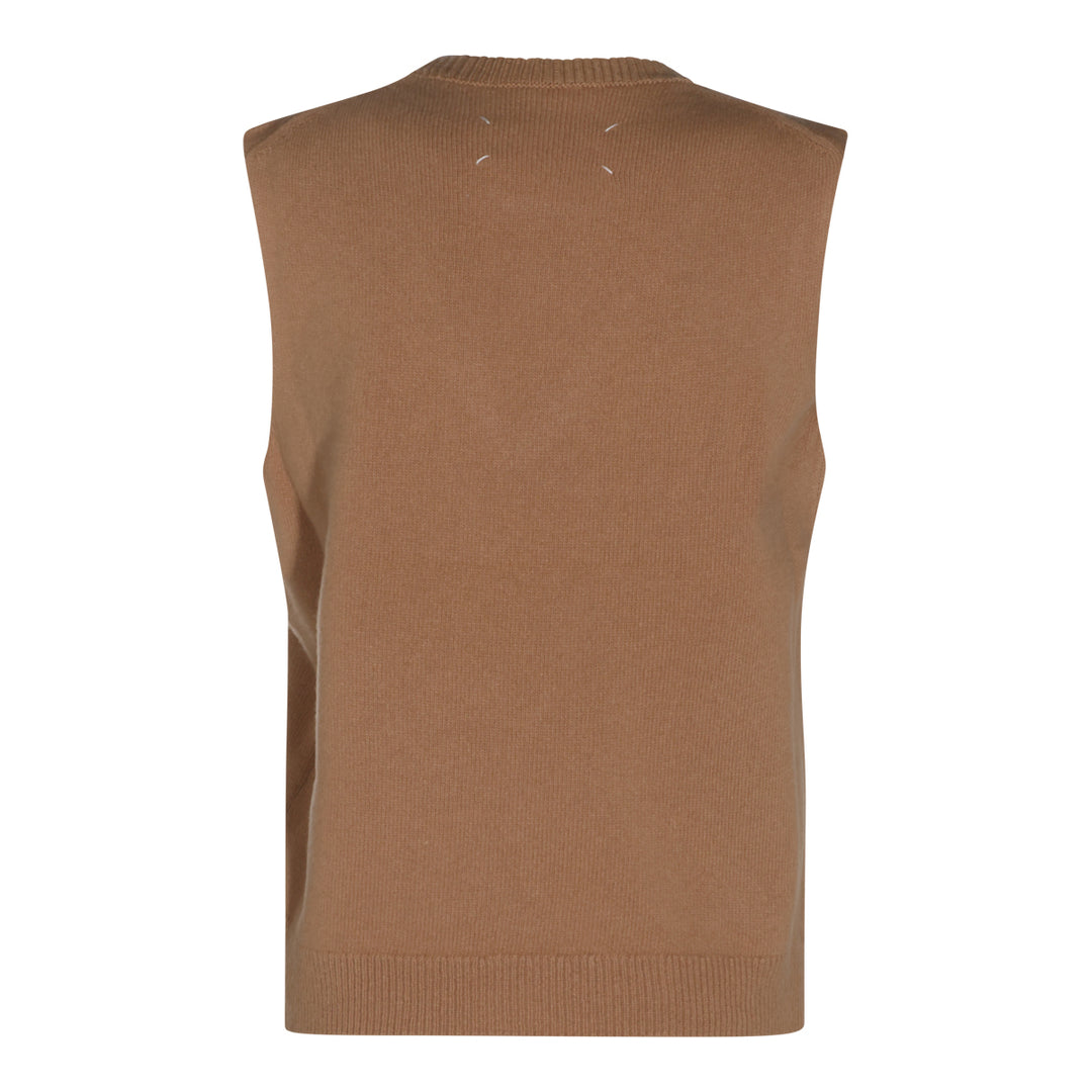 Maison Margiela Sweaters - CAMEL | 25ca181ccf27e672a998a85826b4e1f9cfdadda6