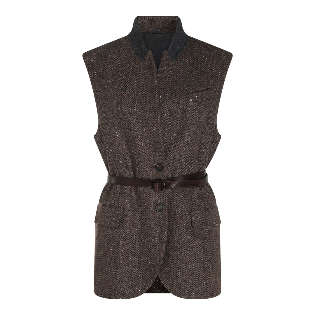 Brunello Cucinelli Jackets - MARRONE/NERO | 3aa143744479c967207c07ead1d139f519031ace