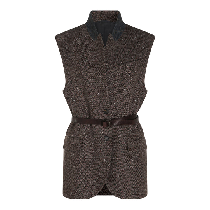 Brunello Cucinelli Jackets - MARRONE/NERO | 3aa143744479c967207c07ead1d139f519031ace