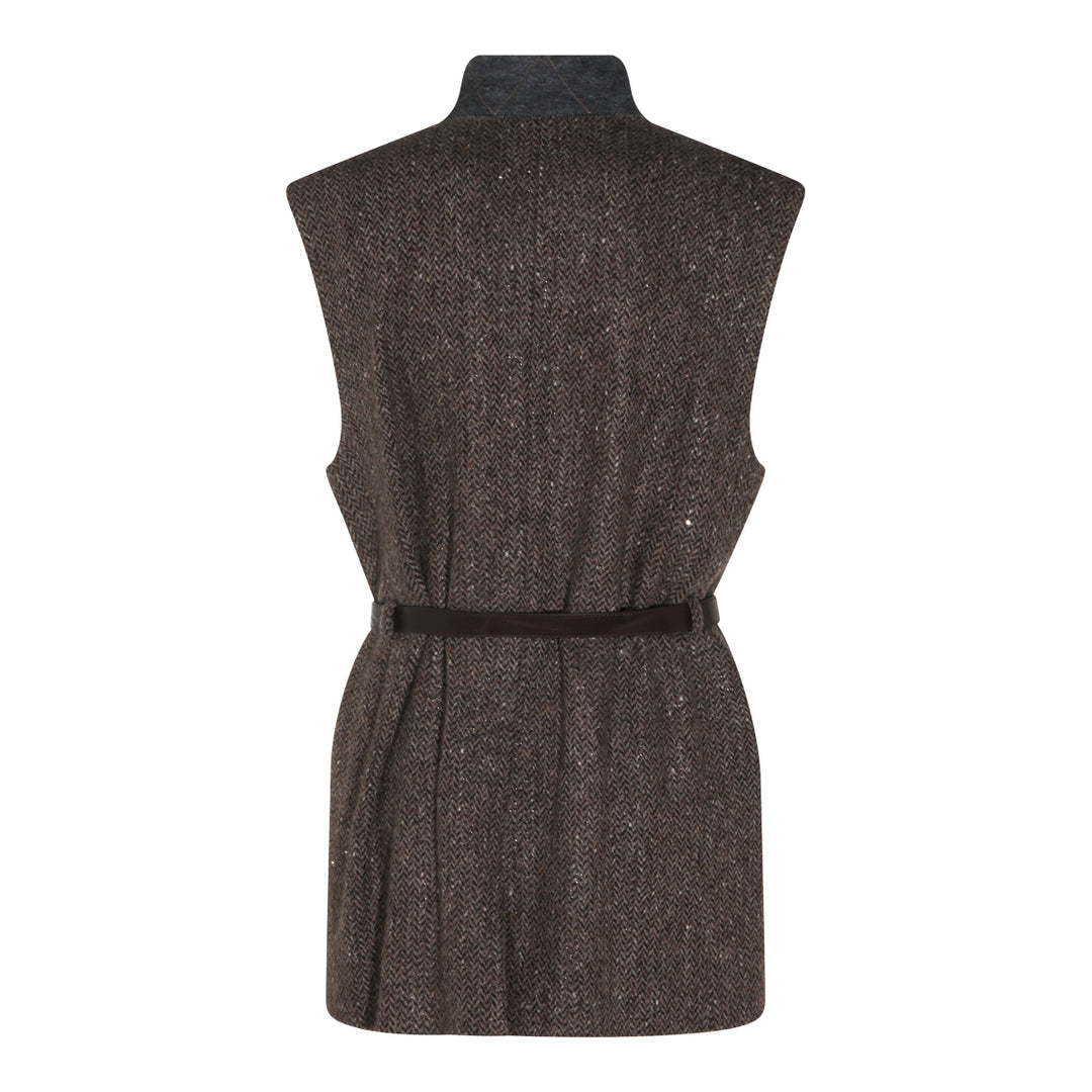 Brunello Cucinelli Jackets - MARRONE/NERO | 76dfe33c37a243f7e4570951d0cd82f932b451d7