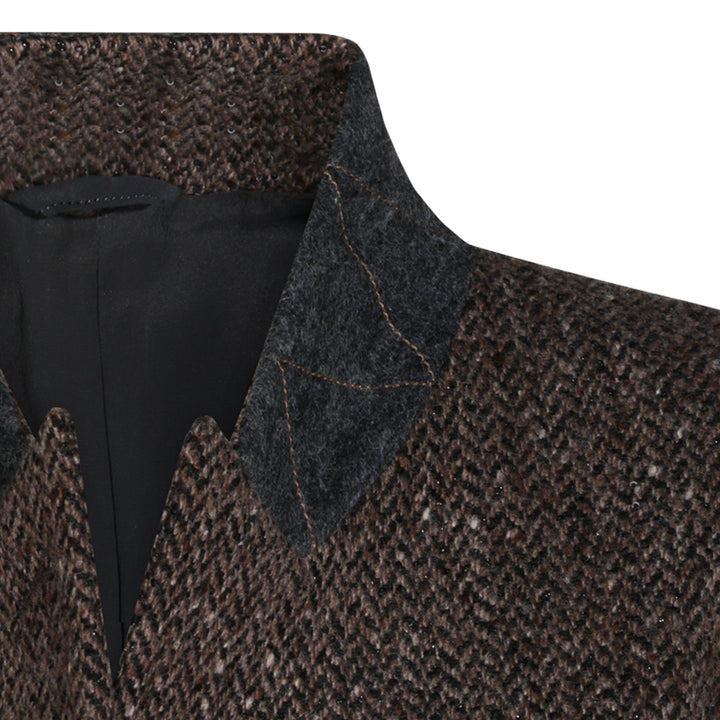 Brunello Cucinelli Jackets - MARRONE/NERO | 9409f5b88dfdb9495d21ee03eba02dbe3ee96f92